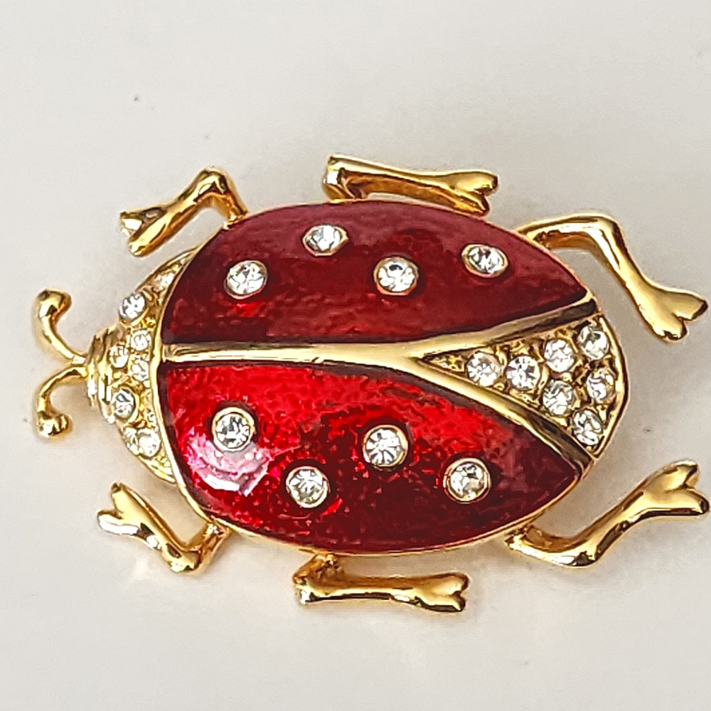 Enamel Insect Pin Brooch